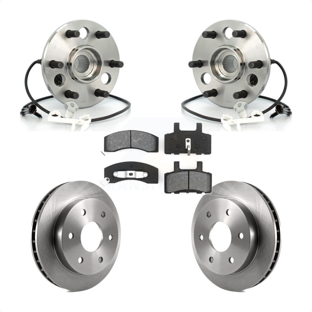 Kit de Rotor et de plaquettes de frein à disque, roulement de moyeu avant, pour Chevrolet GMC Tahoe Yukon K250