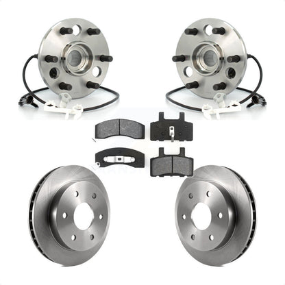 Kit de Rotor et de plaquettes de frein à disque, roulement de moyeu avant, pour Chevrolet GMC Tahoe Yukon K250