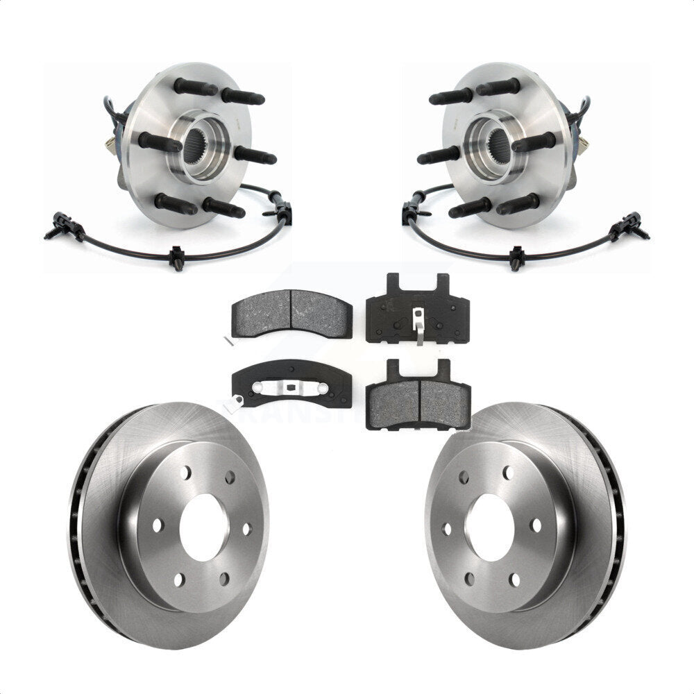 Kit de plaquettes de Rotor de frein, roulement de moyeu avant, pour Chevrolet Tahoe 4WD 00 avec 5,3l/4,8