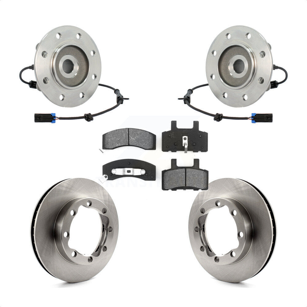 Kit de plaquettes de Rotor de frein, roulement de moyeu avant, pour K2500 Chevrolet GMC K3500 K1500 Taho