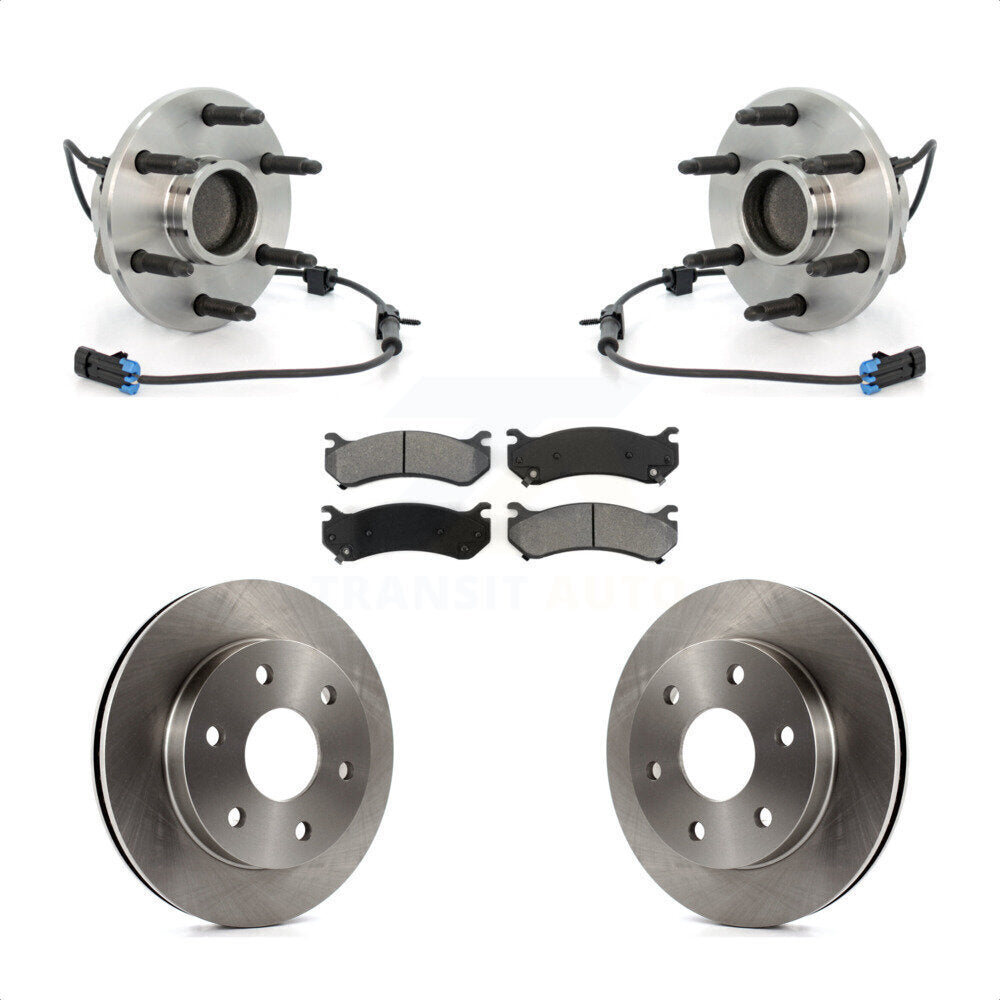 Kit de Rotor et plaquettes de frein à disque, roulement de moyeu avant, pour Chevrolet Astro GMC Safari RW