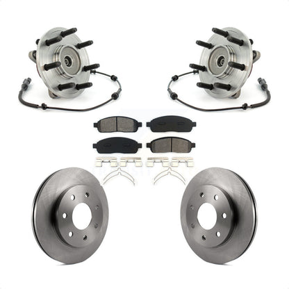Kit de rotors et plaquettes de frein à disque, ensemble de roulements de moyeu avant, pour Ford F-150 4WD