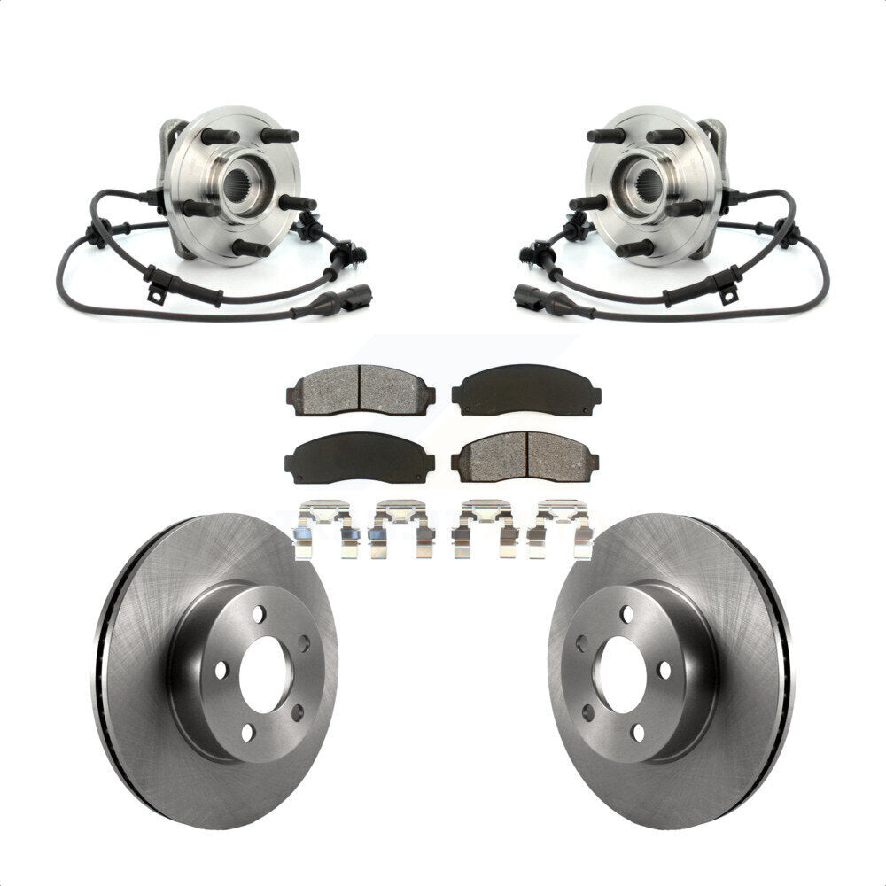 Kit de plaquettes de Rotor de frein, roulement de moyeu avant, pour Ford Ranger Explorer Sport Trac Mazd