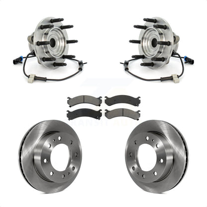 Kit de plaquettes de Rotor de frein, roulement de moyeu avant, pour GMC Chevrolet Sierra 2500 HD Silverad
