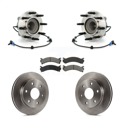 Kit de plaquettes de Rotor de frein, roulement de moyeu avant, pour Chevrolet Express 2006 GMC Savan 2500