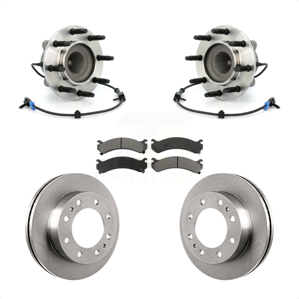 Kit de plaquettes de Rotor de frein à disque, roulement de moyeu avant, pour Chevrolet Express 4500 GMC Savan