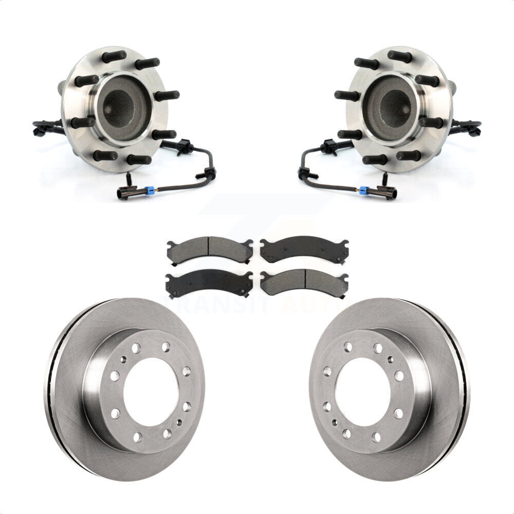 Kit de plaquettes de Rotor de frein, roulement de moyeu avant, pour Chevrolet Express 3500 GMC Savana 450