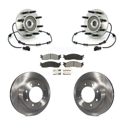 Kit de plaquettes de Rotor de frein à disque, roulement de moyeu avant, pour Dodge Ram 2003 2005 2500 3500 4W