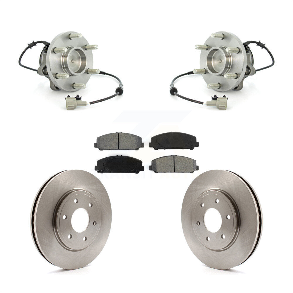 Ensemble de roulements de moyeu avant, Rotors et plaquettes de frein à disque, Kit pour Suzuki Equator