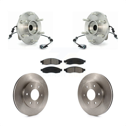 Kit de Rotor et plaquettes de frein, roulement de moyeu avant, pour Nissan TITAN Pathfinder Armada QX5