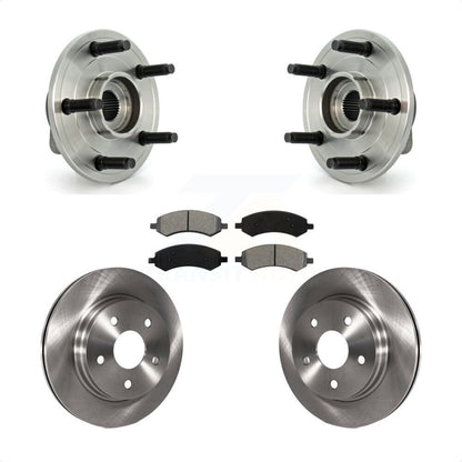 Kit de plaquettes de Rotor de frein à disque, roulement de moyeu avant pour Dodge Ram 1500 avec roue à 5 écrous