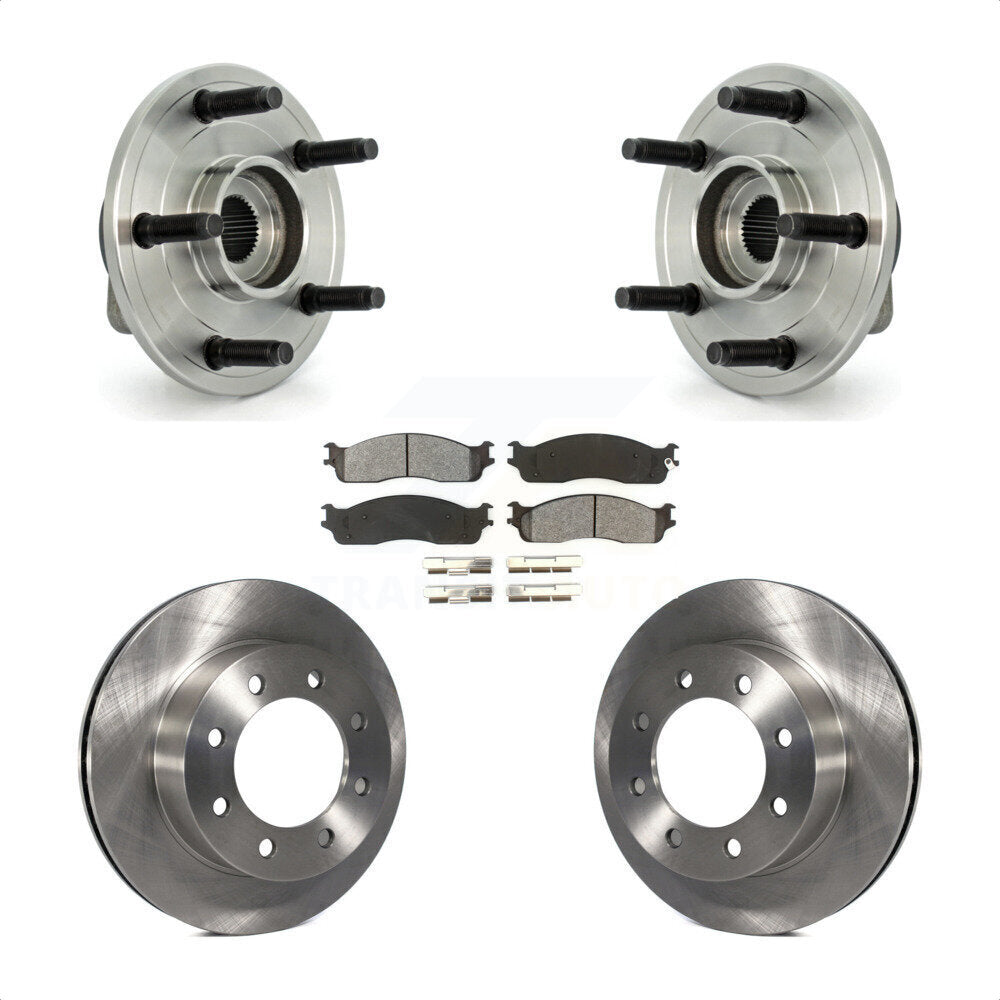 Kit de plaquettes de Rotor de frein, roulement de moyeu avant, pour Dodge Ram 1500 07-08, avec roue à 5 écrous