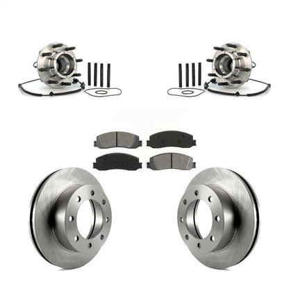 Kit de Rotor et plaquettes de frein, roulement de moyeu avant, pour Ford F-350 Super Duty 4W 2008 – 2010