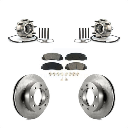 Kit de Rotor et plaquettes de frein à disque, roulement de moyeu avant, pour Ford F-250 Super Duty 4W 2010