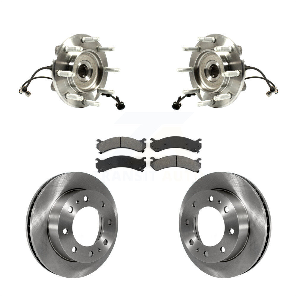 Kit de plaquettes de Rotor de frein, roulement de moyeu avant, pour GMC Chevrolet Sierra 2500 HD Silverad