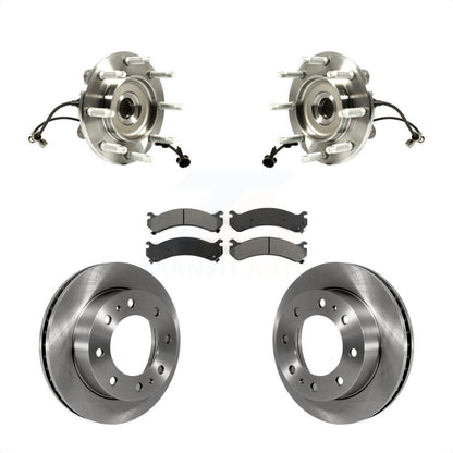 Kit de plaquettes de Rotor de frein, roulement de moyeu avant, pour GMC Chevrolet Sierra 2500 HD Silverad