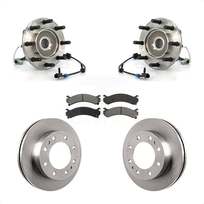 Kit de Rotor et plaquettes de frein, roulement de moyeu avant, pour GMC Sierra 3500 Chevrolet Silverad