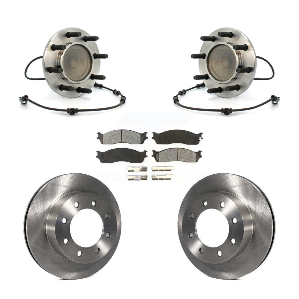 Kit de plaquettes de Rotor de frein à disque, roulement de moyeu avant, pour Dodge Ram 2003 2005 2500 3500 RW