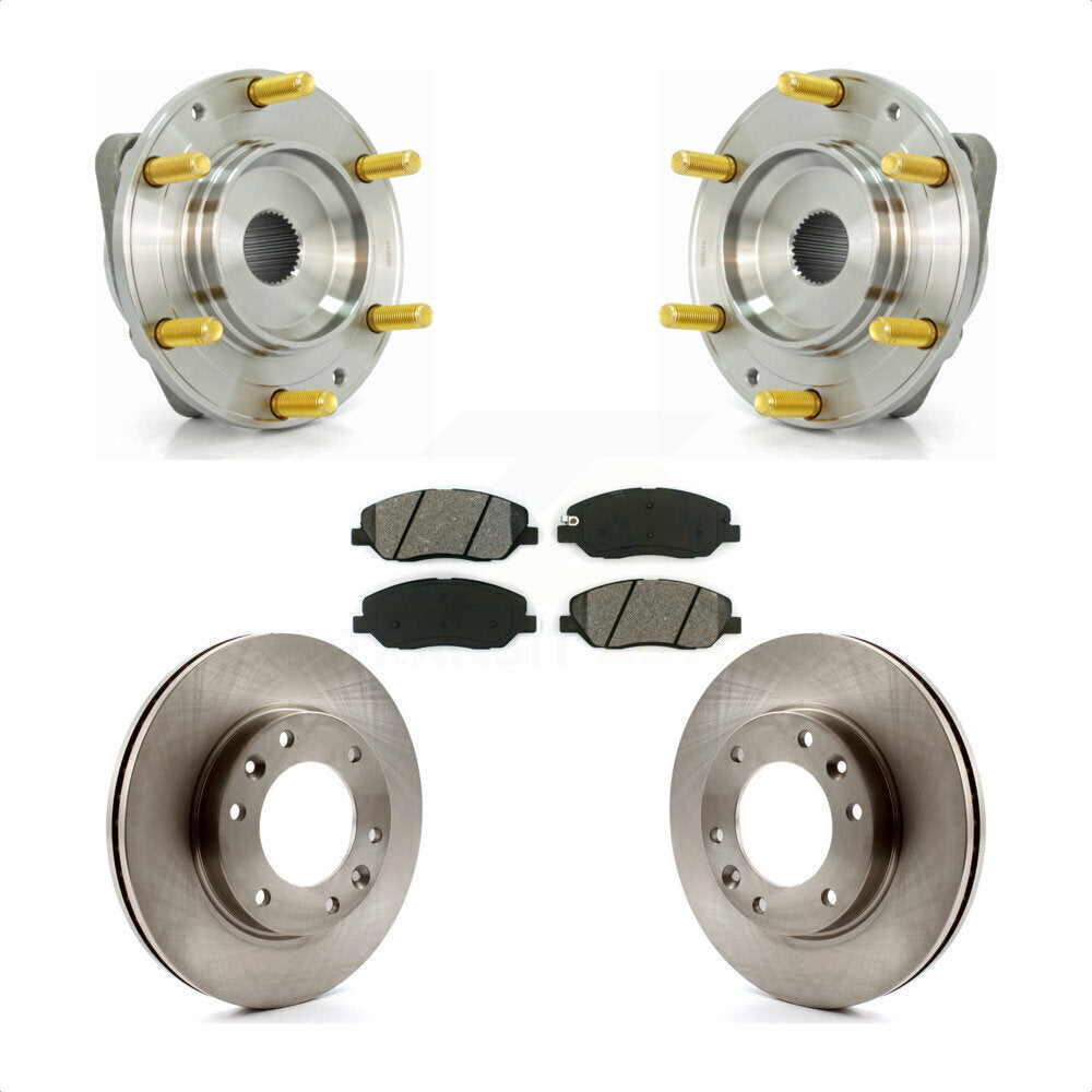 Kit de plaquettes de Rotor de frein, ensemble de roulements de moyeu avant, pour Kia Sedona Hyundai Entourag