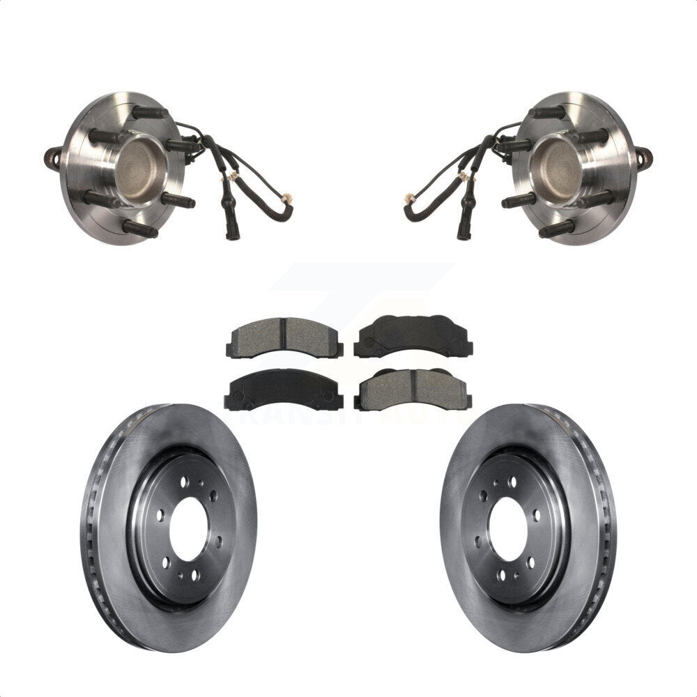Kit de plaquettes de Rotor de frein, roulement de moyeu avant, pour Ford Expedition Lincoln Navigator RW