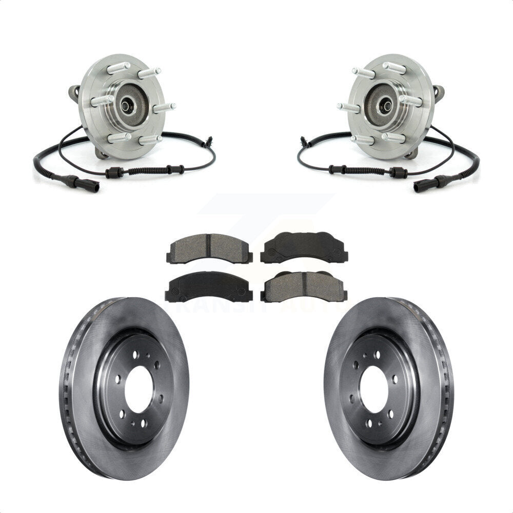 Kit de plaquettes de Rotor de frein, roulement de moyeu avant, pour Ford Expedition Lincoln Navigator 4W