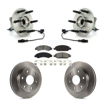 Ensemble de roulements de moyeu avant, Rotors et plaquettes de frein à disque pour GMC Sierra 1500