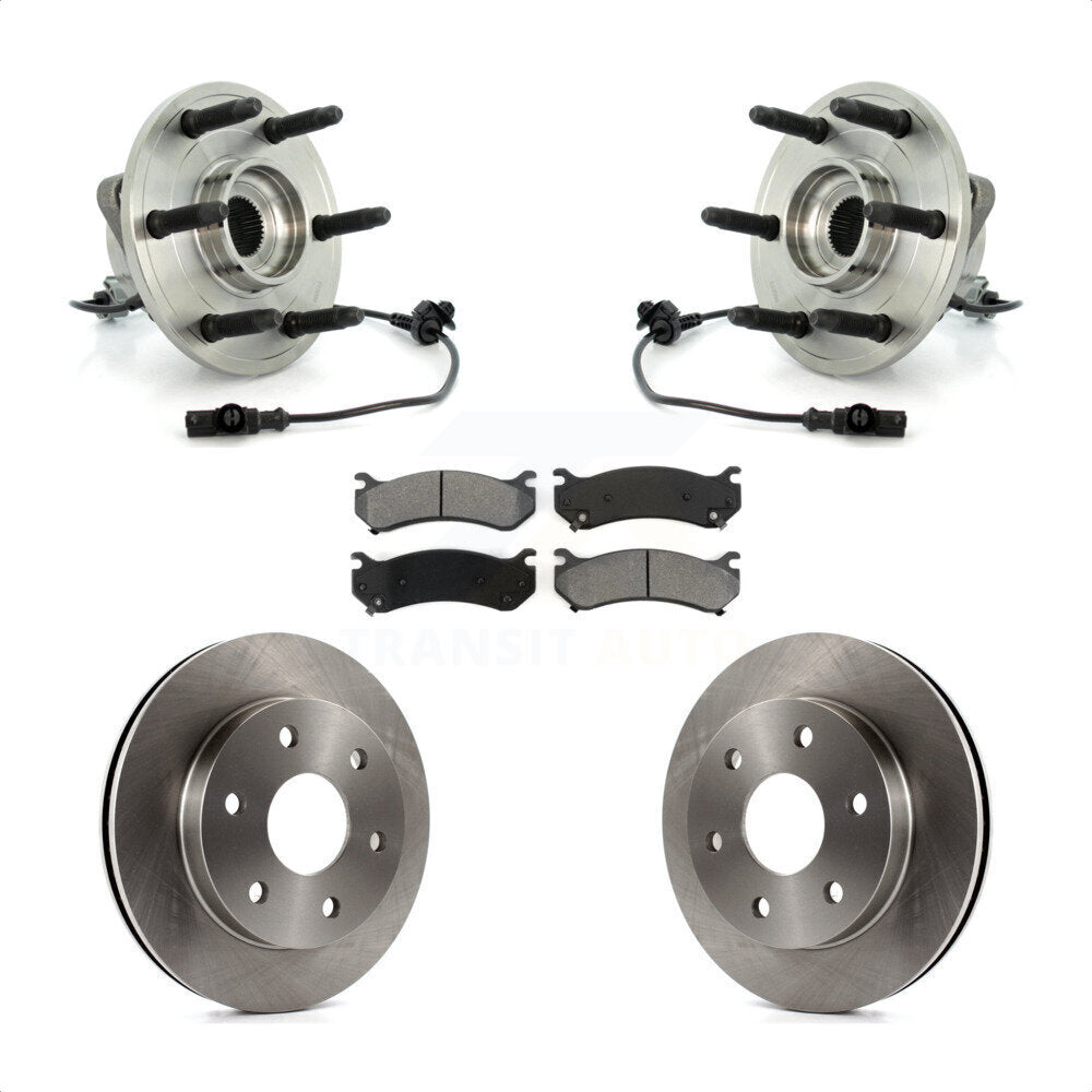 Kit de plaquettes de Rotor de frein à disque, ensemble de roulements de moyeu avant pour Chevrolet Silverado 150