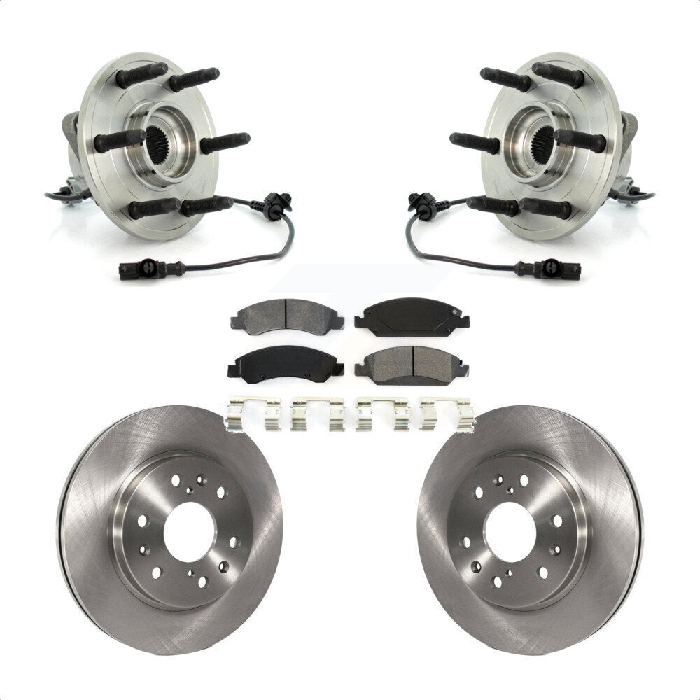 Kit de plaquettes de Rotor de frein, roulement de moyeu avant, pour Chevrolet GMC Sierra 1500 Silverado X