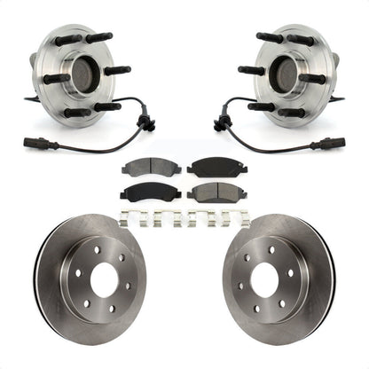Ensemble de roulements de moyeu avant, Rotors et plaquettes de frein à disque pour GMC Sierra 1500