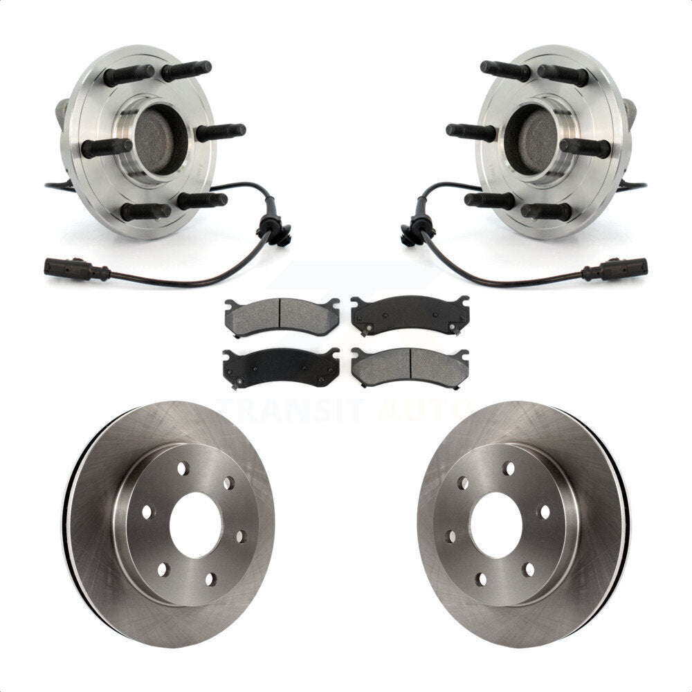 Kit de plaquettes de Rotor de frein à disque, ensemble de roulements de moyeu avant pour Chevrolet Silverado 150
