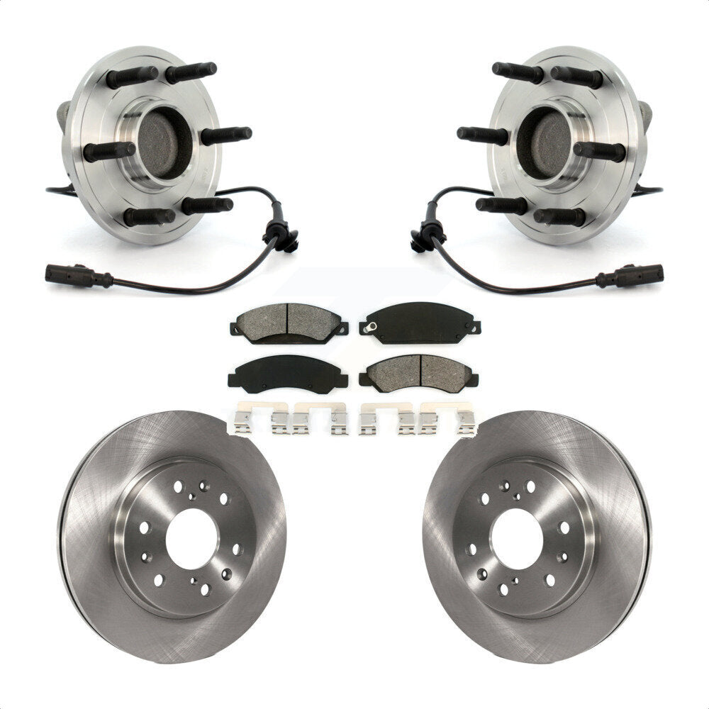 Kit de plaquettes de Rotor de frein, roulement de moyeu avant, pour Chevrolet Avalanche GMC Tahoe Cadilla