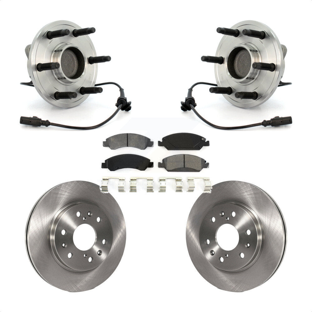 Kit de plaquettes de Rotor de frein, roulement de moyeu avant, pour Chevrolet GMC Sierra 1500 Silverado X