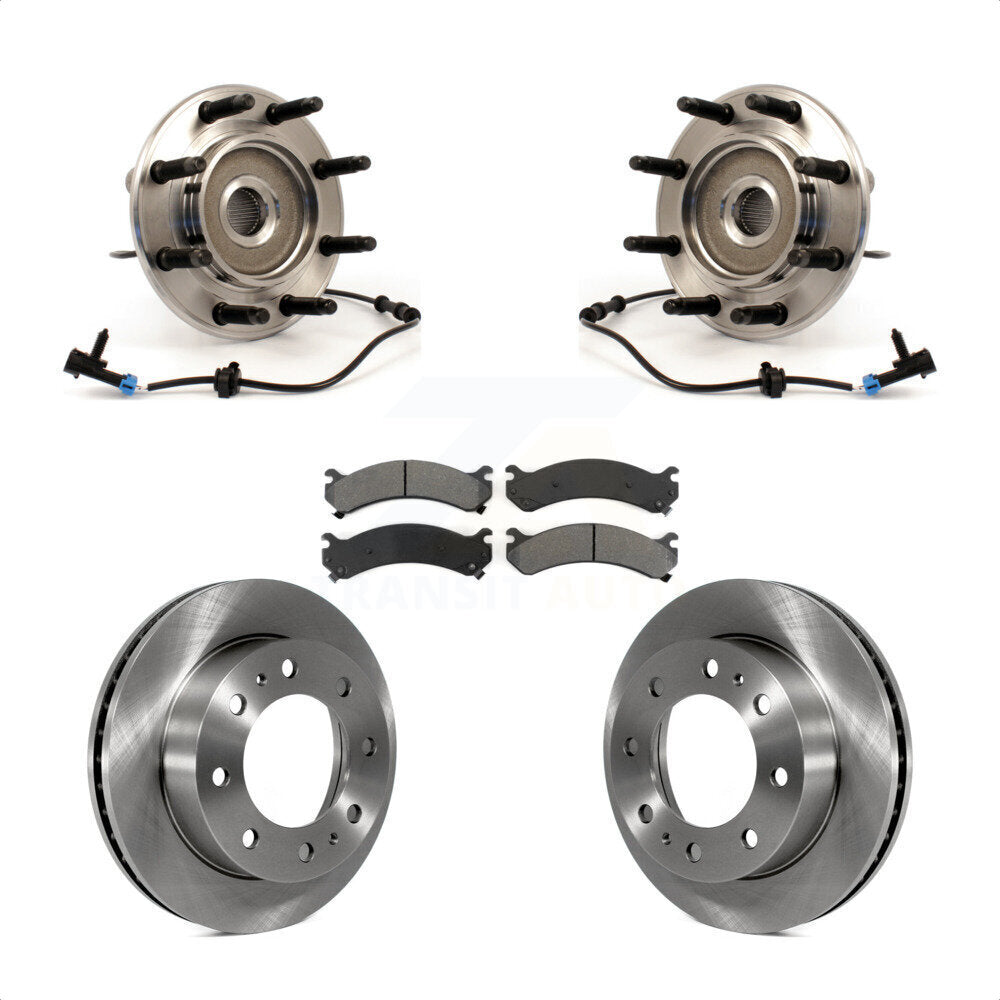 Kit de plaquettes de Rotor de frein, roulement de moyeu avant, pour Chevrolet GMC Sierra 2500 HD Silverad