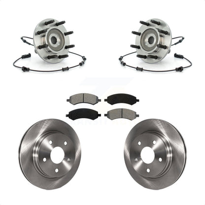 Kit de plaquettes de Rotor de frein, roulement de moyeu avant, pour Dodge Ram 1500 07-08, avec roue à 8 écrous