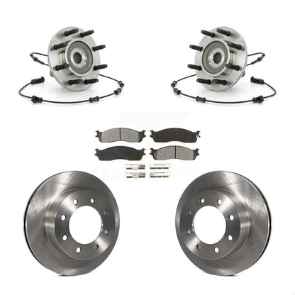 Kit de plaquettes de Rotor de frein à disque, ensemble de roulements de moyeu avant pour Dodge Ram 1500 3500 250