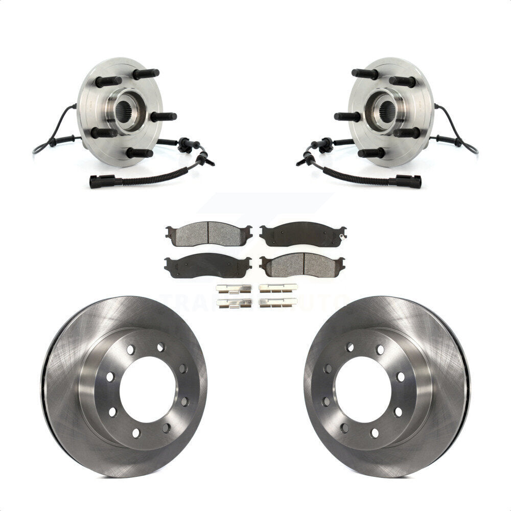 Kit de plaquettes de Rotor de frein, roulement de moyeu avant, pour Dodge Ram 1500 07-08, avec roue à 5 écrous