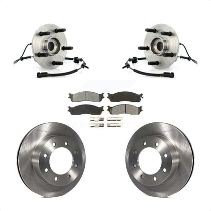 Kit de plaquettes de Rotor de frein, roulement de moyeu avant, pour Dodge Ram 1500 07-08, avec roue à 5 écrous