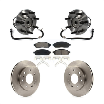 Kit de plaquettes de Rotor de frein à disque, ensemble de roulements de moyeu avant pour Ford F-150 RWD/4W 2009