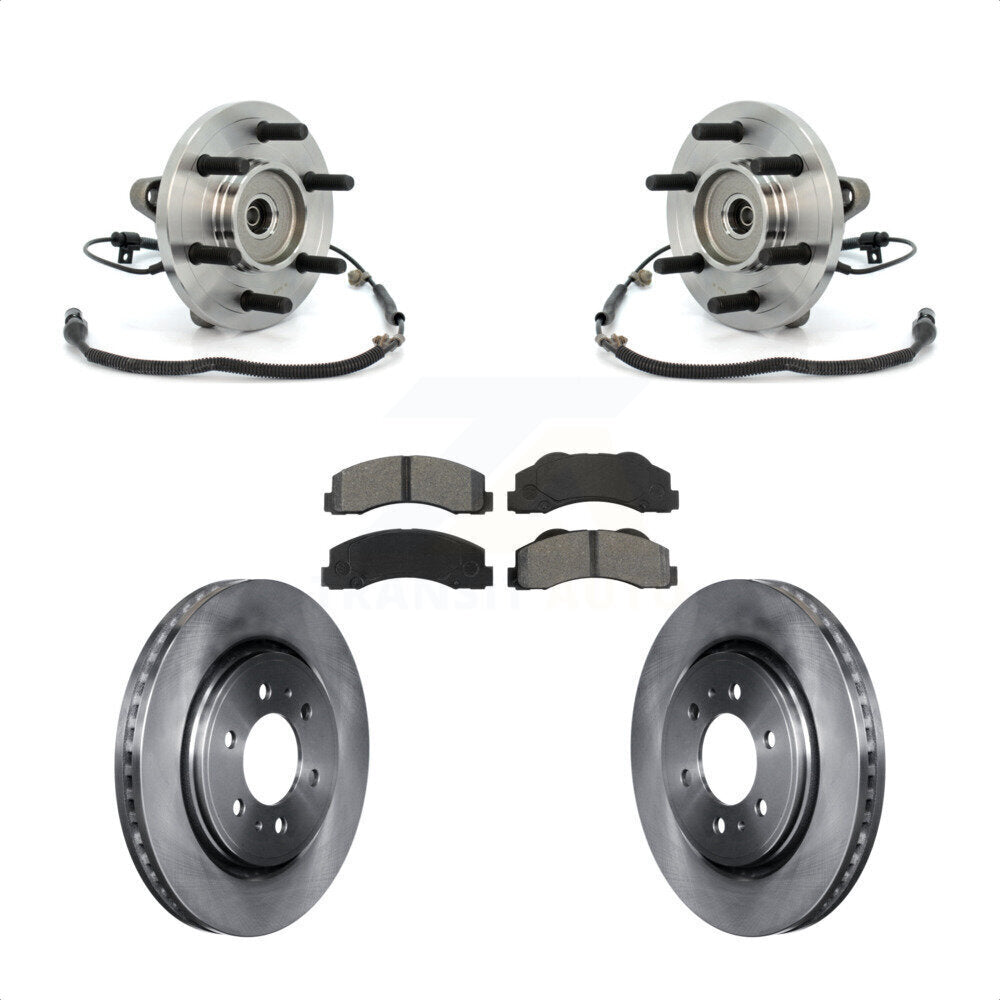 Kit de rotors et plaquettes de frein à disque, ensemble de roulements de moyeu avant, pour Ford F-150