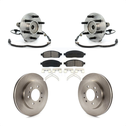 Ensemble de roulement de moyeu avant, Rotor de frein à disque et Kit de plaquettes pour Ford F-150 4W 2009
