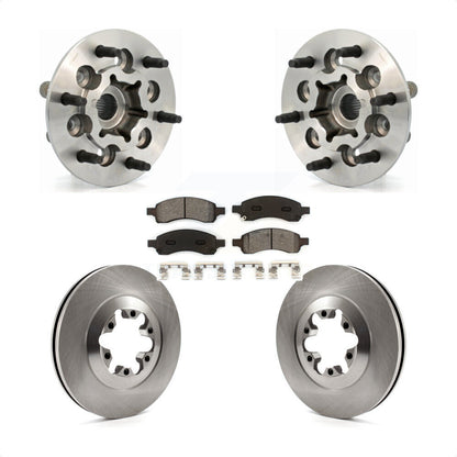Kit de plaquettes de Rotor de frein, ensemble de roulements de moyeu avant, pour Chevrolet Colorado GMC Canyo