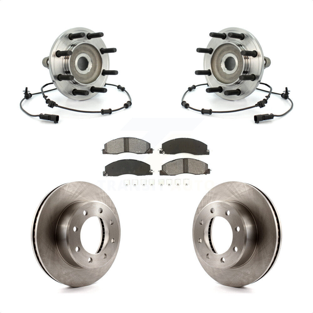 Kit de plaquettes de Rotor de frein à disque, ensemble de roulements de moyeu avant pour Dodge Ram 2500 3500 4W