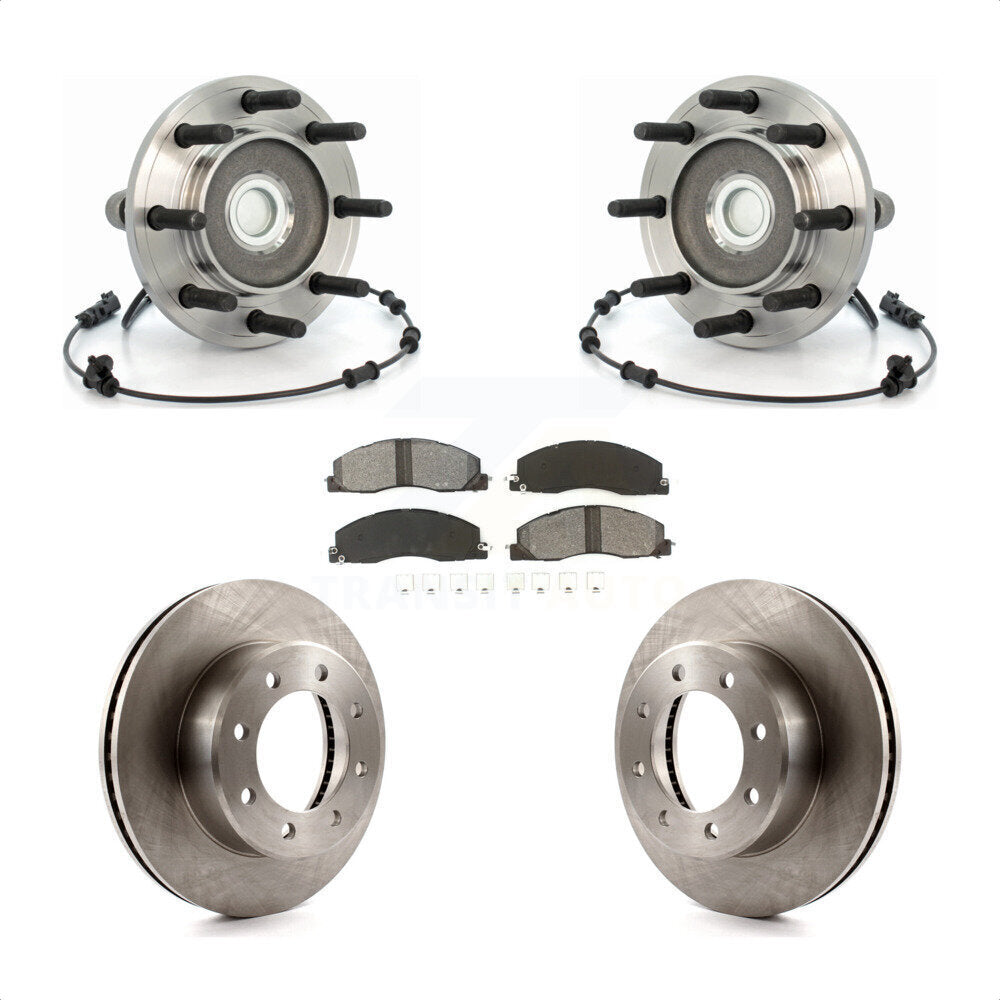 Kit de plaquettes de Rotor de frein à disque, ensemble de roulements de moyeu avant pour Dodge Ram 2500 3500 RW
