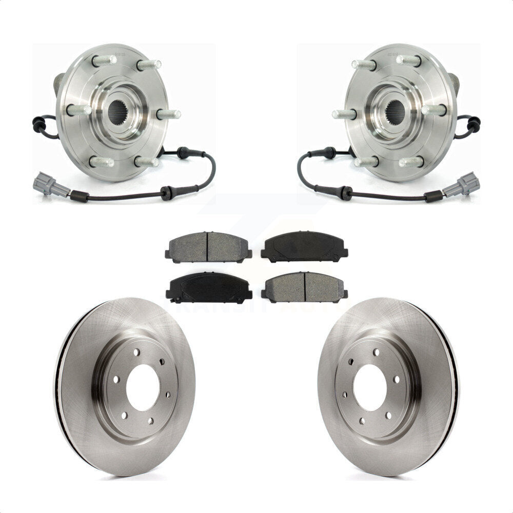 Kit de plaquettes de Rotor de frein à disque, roulement de moyeu avant, pour Nissan TITAN Armada INFINITI QX5