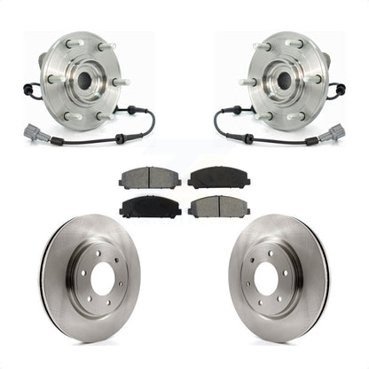 Kit de plaquettes de Rotor de frein à disque, roulement de moyeu avant, pour Nissan TITAN Armada INFINITI QX5