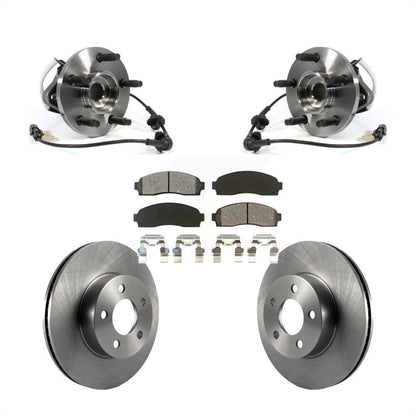 Ensemble de roulement de moyeu avant, Rotor de frein et Kit de plaquettes pour Ford Ranger Mazda B4000 4W