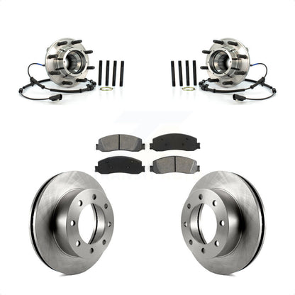 Kit de rotor et de plaquettes de frein avec roulement de moyeu avant, pour Ford F-350 Super Duty F-250 4W 2011