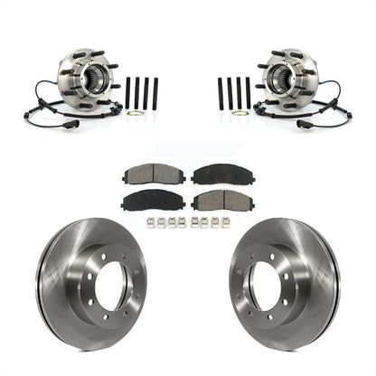 Kit de Rotor et de plaquettes de frein à disque, roulement de moyeu avant, pour Ford F-250 Super Duty F-350 4W