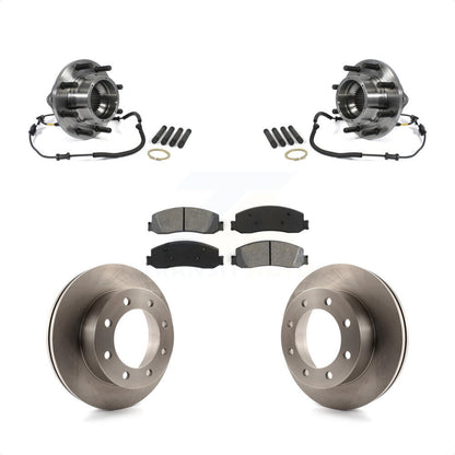 Kit de Rotor et plaquettes de frein à disque, roulement de moyeu avant, pour Ford F-350 Super Duty 4W 2012