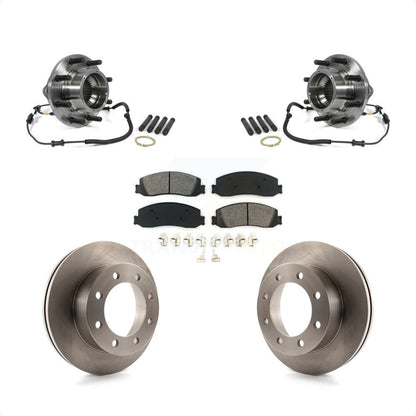 Kit de Rotor et plaquettes de frein à disque, roulement de moyeu avant, pour Ford F-350 Super Duty 4W 2011